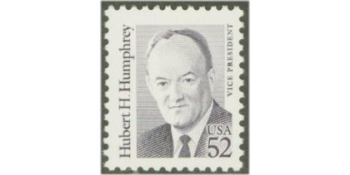 #2189 Hubert Humphrey, 38th Vice President, Solid Tagging, Dull 