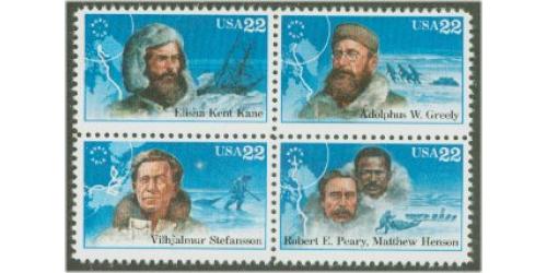 #2220-2223 Arctic Explorers, Four Singles