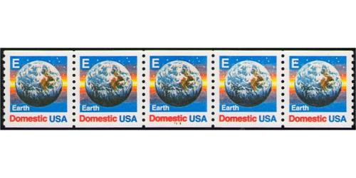 #2279 "E" & Earth, Blue "2003" PNC 5, #1111