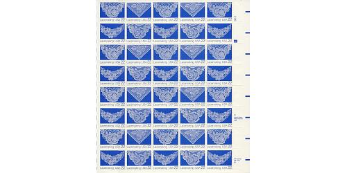 #2351-54 Lace Making, Sheet of 40 Stamps