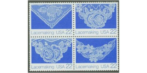 #2351-54  Lace Making, Four Singles