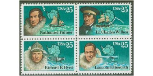 #2386-89 Antarctic Explorers, Four Singles
