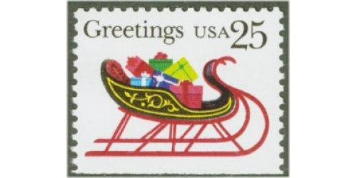 #2429 Christmas - Sleigh and Presents, Booklet Single