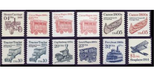 #2451//2468 Set of 12 Transportation Coils