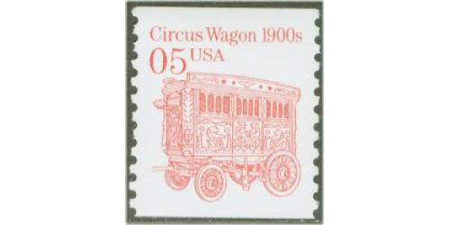 #2452B Circus Wagon, Coil Gravure
