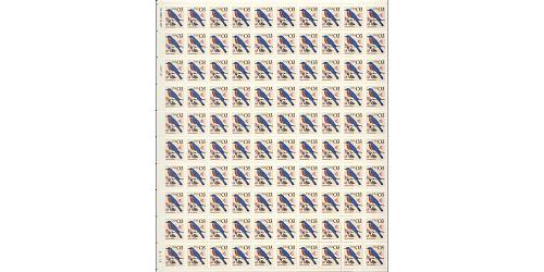 #2478 Bluebird, No ¢ Sign, Sheet of 100 Stamps