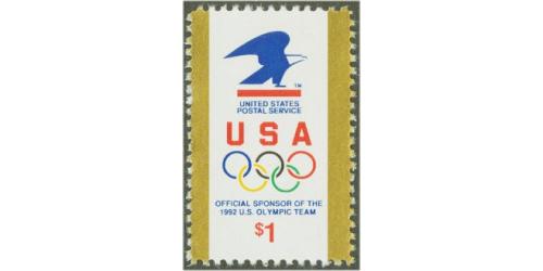 #2539 USPS Logo and Olympics Rings
