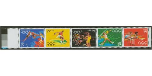 #2557a  Summer Olympics, Strip of Five