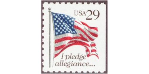 #2593 Pledge, Booklet Single Perforated 10