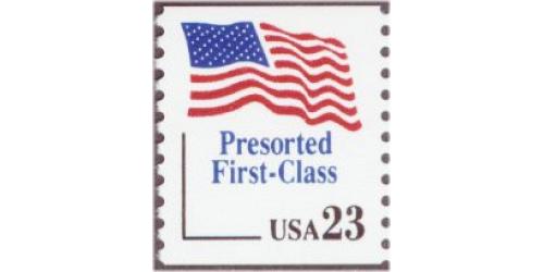 #2605 Flag, Pre-sort First Class Coil