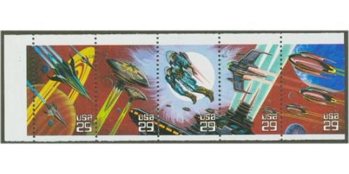 #2741-45 Space Fantasy, Five Booklet Singles