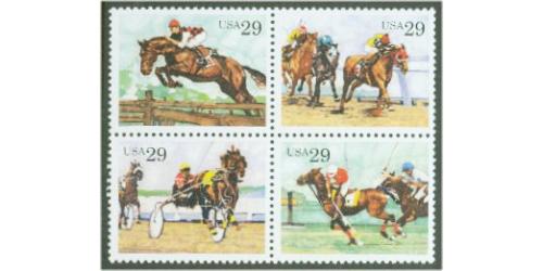 #2756-59 Horses, Four Singles