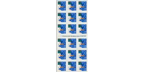 #2803a Snowman, Convertible Pane of 18