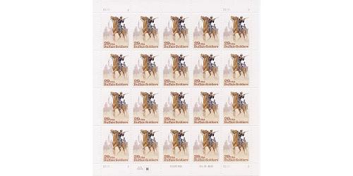 #2818 Buffalo Soldiers, Sheet of 20 Stamps