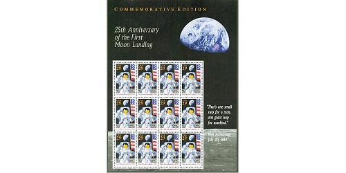 #2841 Moon Landing Souvenir Sheet