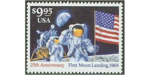 #2842 Express Mail, Moon Landing