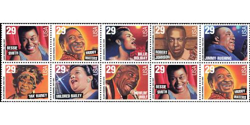 #2854-61 Jazz and Blues Artists, Eight Singles