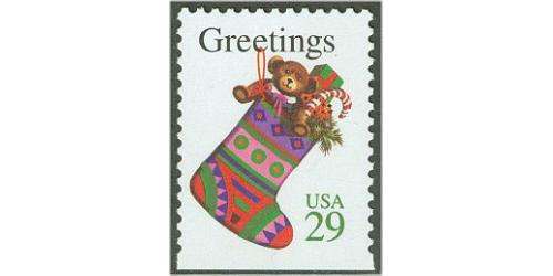 #2872v Christmas Stocking, Booklet Single