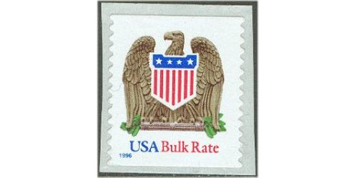 #2907 Eagle & Shield, S-A Coil Die-cut 11.5