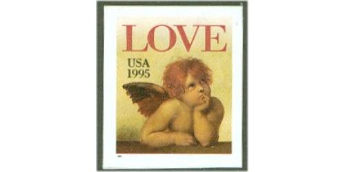 #2949 Love & Cherub, Single Stamp