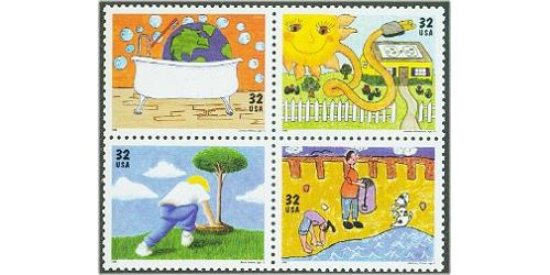 #2954a Kids Environment, Block of Four