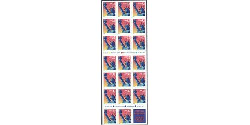 #3122a Statue of Liberty, Convertible Pane of 20