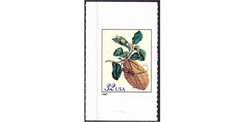 #3128a Citron Moth, Merian Botanical Prints, Sideways Booklet Single