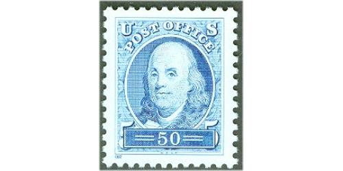 #3139a Franklin, Single from Souvenir Sheet