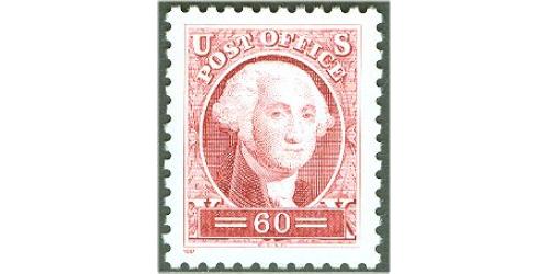 #3140a Washington, Single from Souvenir Sheet