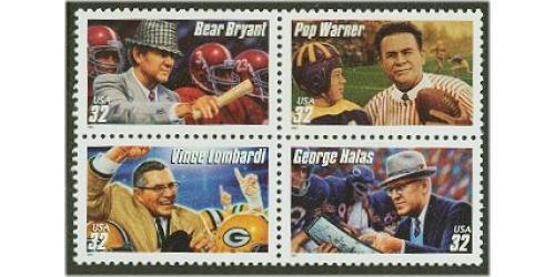 #3143-46 Football Coaches, Four Singles