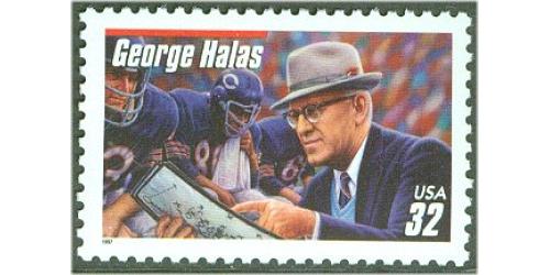 #3147-50 Football Coaches, Set of Four Singles