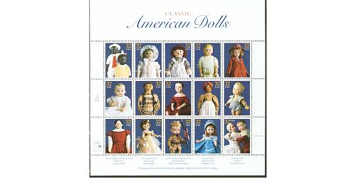 #3151 American Dolls, Pane of 15