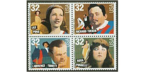 #3154-57 Opera Singers, Four Singles