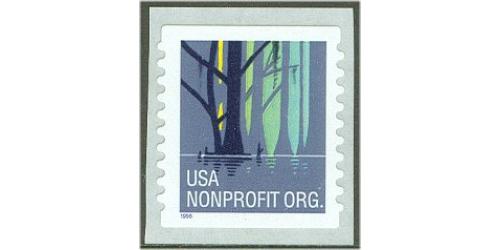 #3207A Non-profit Wetlands Coil, Die-cut Self-adhesive