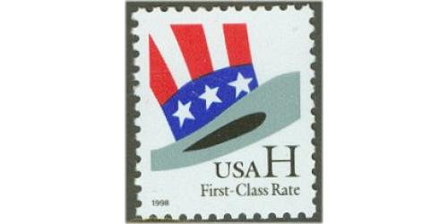 #3260 "H" Hat Stamp from Sheet