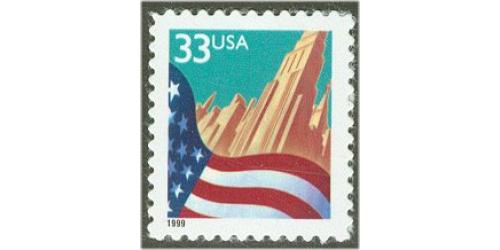 #3278F Flag over City, Booklet Single (1999)