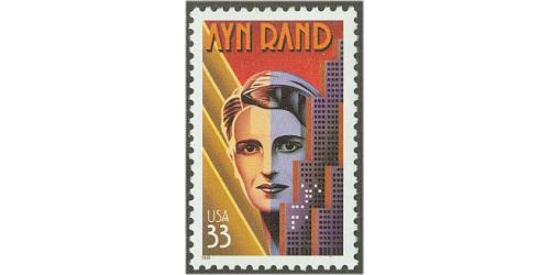 #3308 Ayn Rand, American Novelist, Literary Arts Series