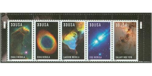 #3384-88 Hubble Space Telescope Images, Set of 5 Singles