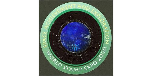 #3412 Space Achievement and Exploration Souvenir Sheet