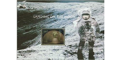 #3413 Landing on the Moon Souvenir Sheet