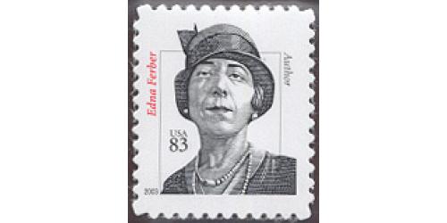 #3434 Edna Ferber, America Novelist, Distinguished American, 2003 Reprint