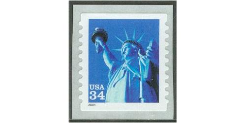 #3466 Statue of Liberty, Coil Round Corners