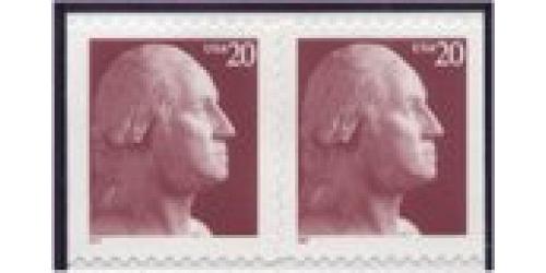 #3483h Washington, Pair #3483 at Left