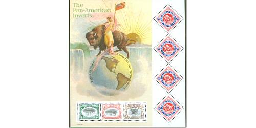 #3505 Pan-American Expo Souvenir Sheet of Seven