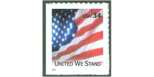 #3549 United We Stand, Single Die-cut 11¼
