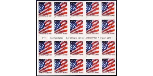 #3549a United We Stand Pane, Convertible Pane of 20