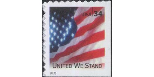 #3549B United We Stand, Vending Booklet (#BK287) Single, 10½x10¾