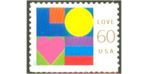 #3658 60¢ Stylized Love