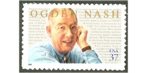#3659 Ogden Nash, American Poet, Literary Arts Series