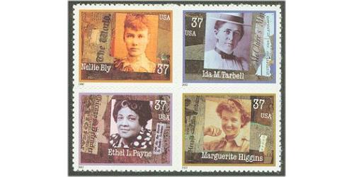 #3668a Women in Journalism, Block of four